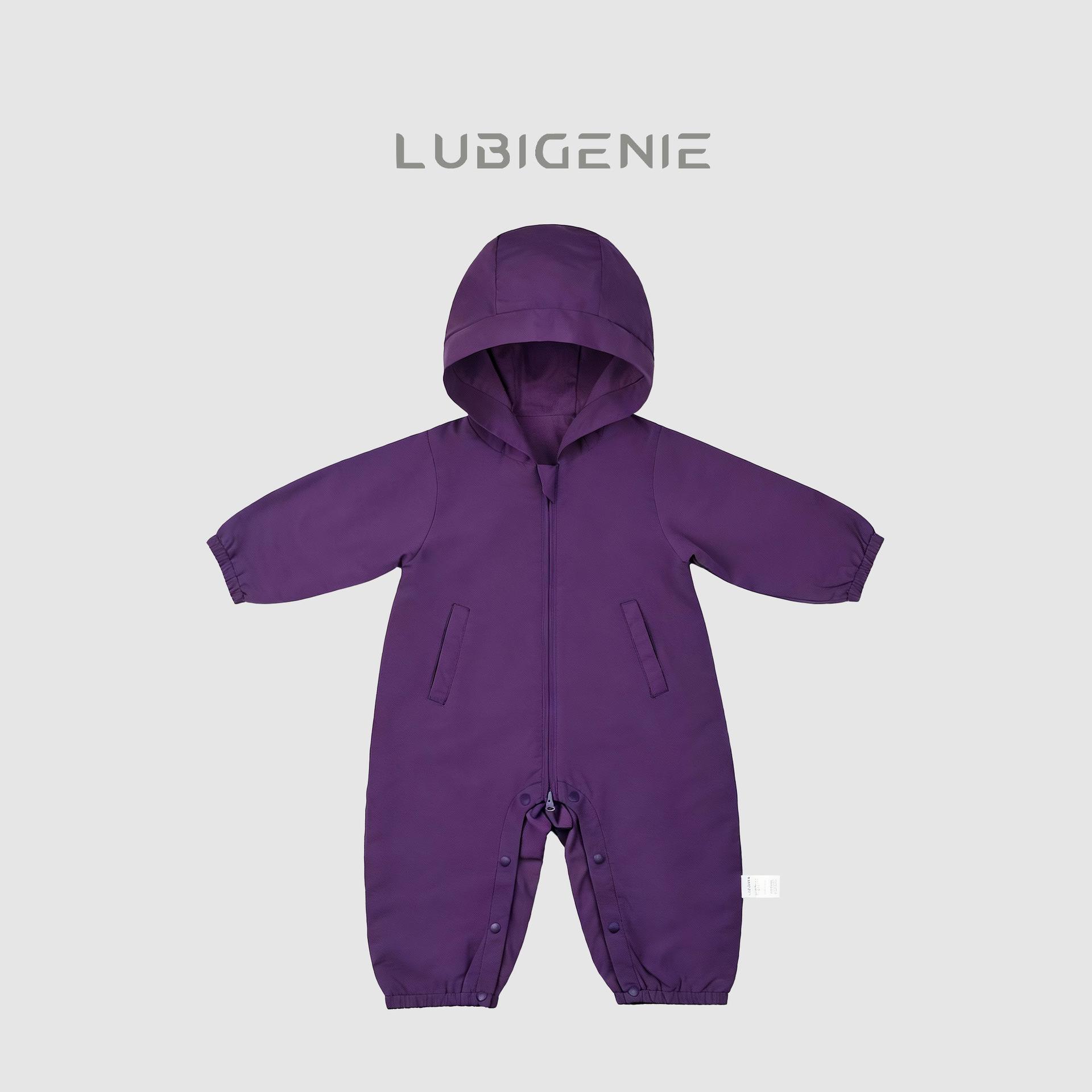 

В наличии! Мистер. Детский темно-сливовый ветрозащитный комбинезон Pan с защитой от солнца. 90 cm