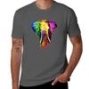 Rainbow Elephant Tshirt Work Comfort Tshirt For Unisex