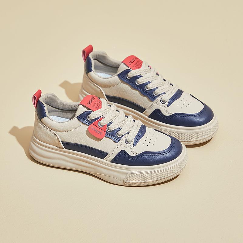 Spring New Ins Female Student Platform Heightening Sports Board Shoes Casual Shoes XF