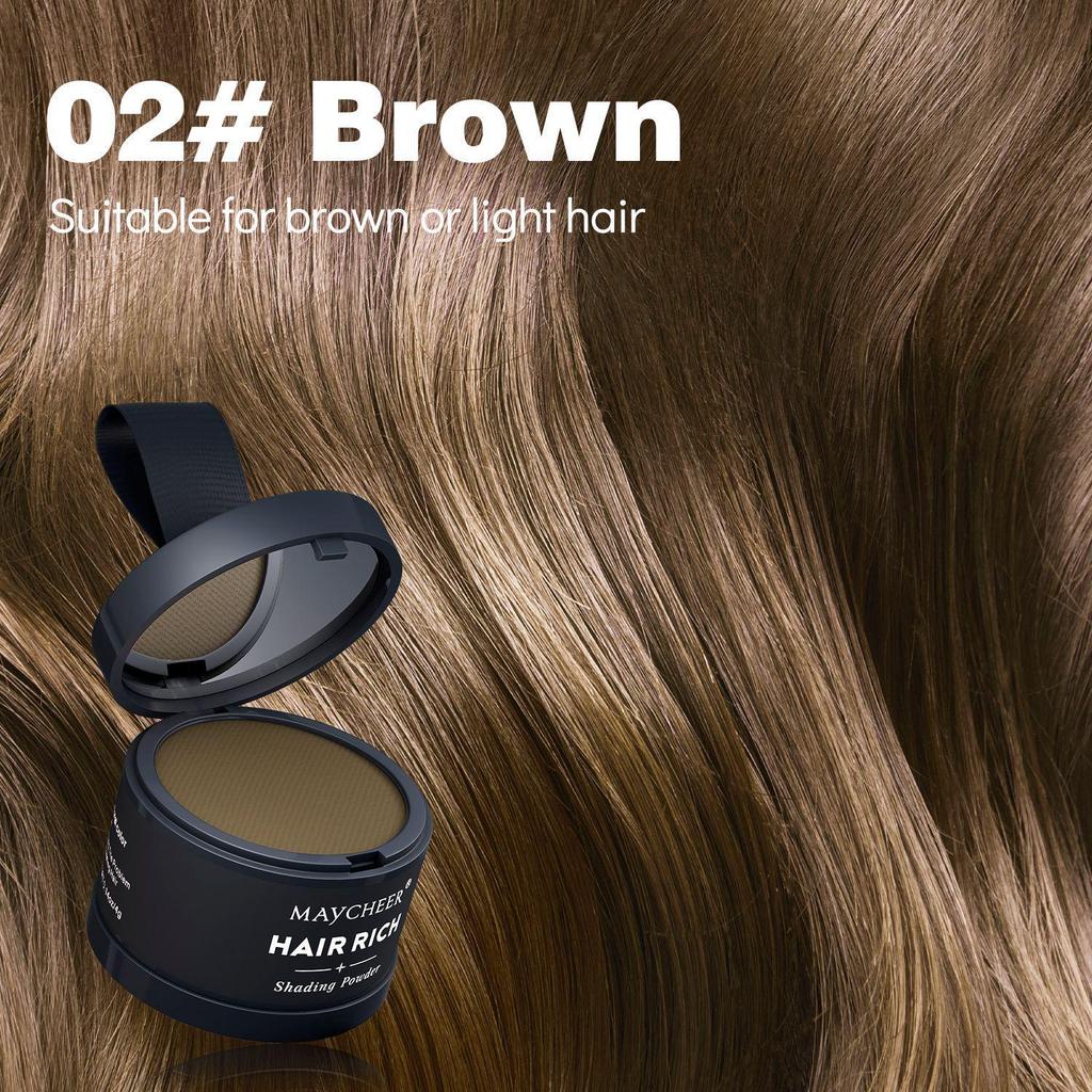 MAYCHEER Polvere Ombreggia-Attaccatura dei Capelli con Applicatore