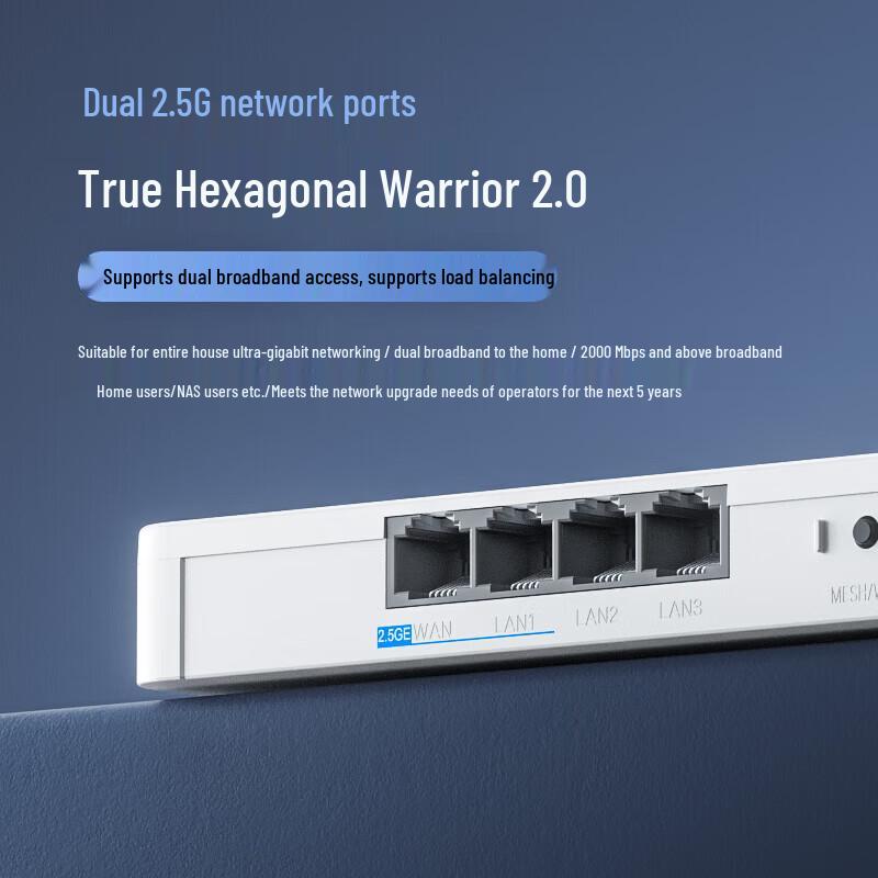 Router a muro WiFi 7 ZTE BE5100Pro+ (Versione NC)