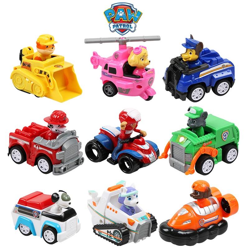 Patrol Toys Paw Pull Back Cars Vehicle Set Kids Birthday Xmas Collections Gifts