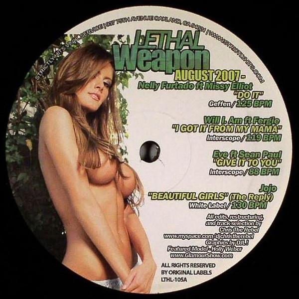 

12inch Record VARIOUS Lethal Weapon August 2007 LTHL105 Strictly Hits V 2007 US Rap HipHopRB Used
