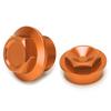 2pcs Motorcycle Front Wheel Axle Nut M20x1.5 Aluminum Replacement for 250‑450 SXF 2015
