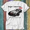 Unisex Shirt Cotton Oversize Large Size Knight Rider KITT 1982 Pontiac Michael Industries TV T  Top Tee 378