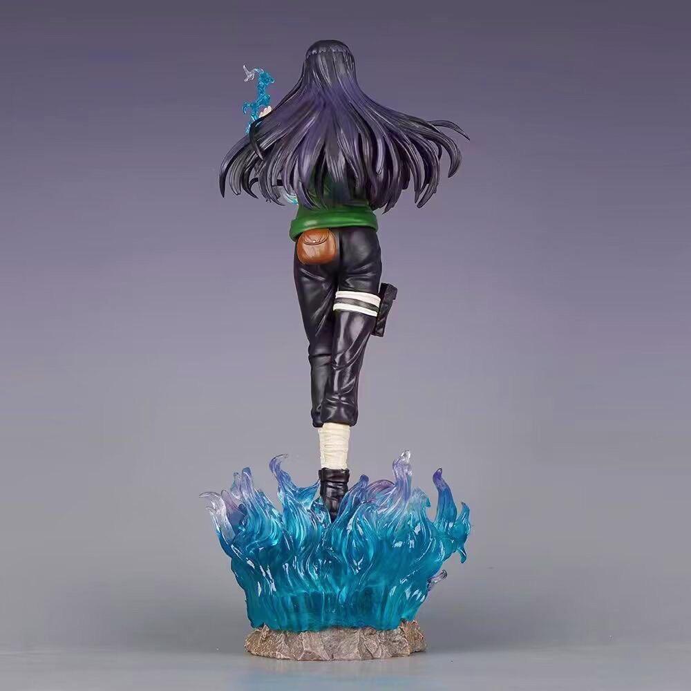 34cm/13.39in Animation NARUTO Figure Hyuga Hinata Action Figures Polyvinyl Chloride Statue Tabletop Ornamen Collector Miniature Playthings Presents