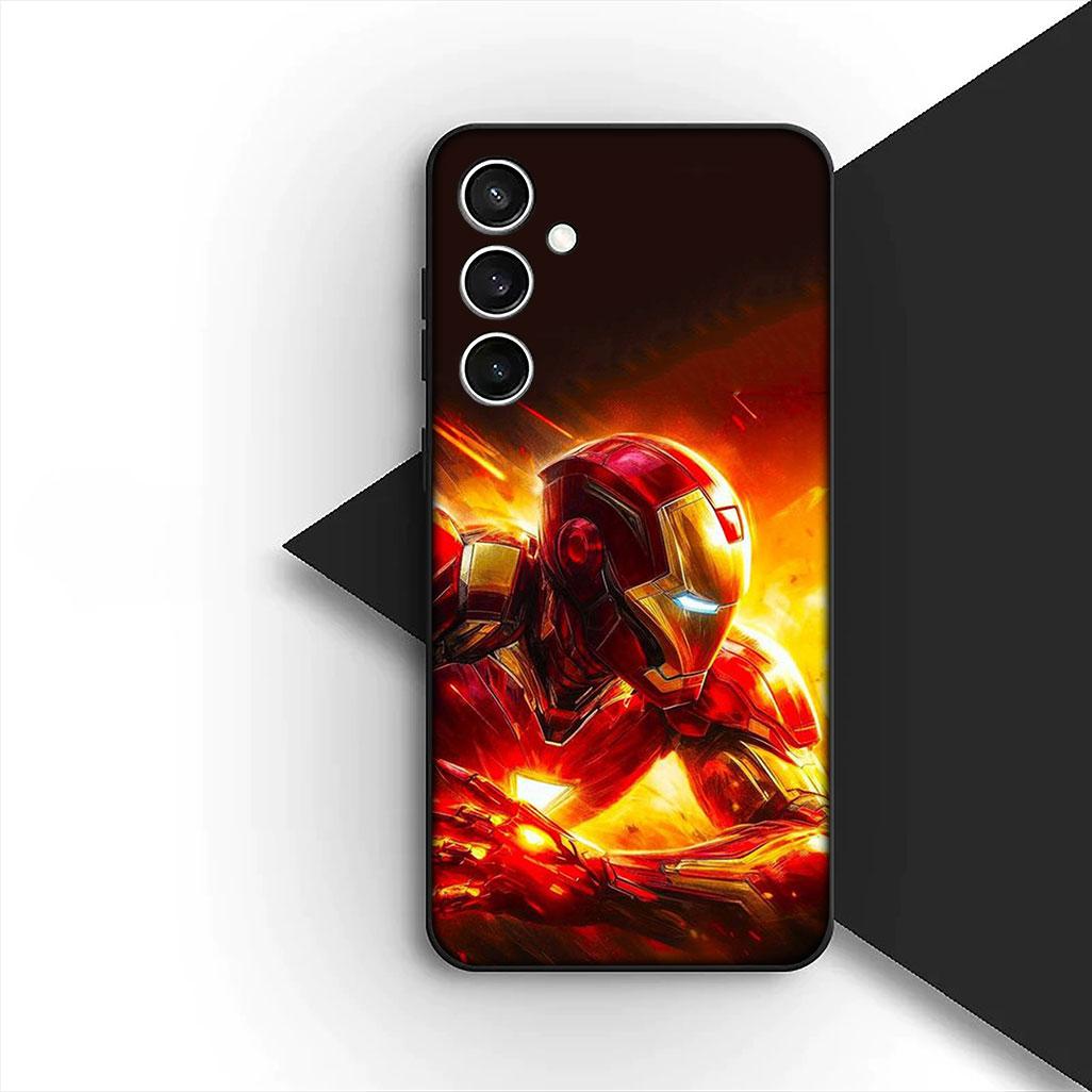 

Cover for Samsung Galaxy S20 S22 S21 FE Ultra Plus A07 A17 A15 A16 A25 A57 A37 Casing Phone Case IronMan Marvel Hero Iron Man Galaxy S22 Ultra 5G