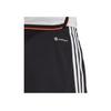 Adidas FW22 Logo Print Three-Stripe Elastic Waist Soccer Shorts Germany Home Kit Men Bottoms Black HJ9605