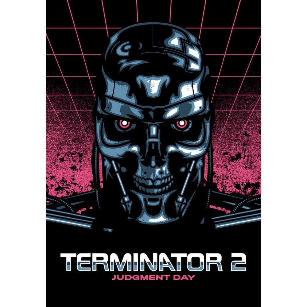 Klassischer Sci-Fi-Film The Terminator Filmplakat Leinwandgemälde Schwarzenegger Retro-Wandkunst Bilder Heimzimmerdekor Geschenk