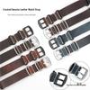 Cinturino per Orologio in Vera Pelle di Vacchetta - Fantasia Esplosione, Misure 18-24mm