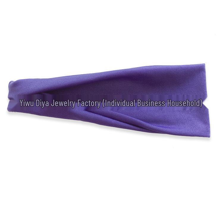 Unisex Sports Headband: Sweat-Absorbing Yoga Hair Band for Running