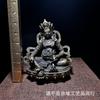 Huang Cai Shen Antique Imitation Crafts Copper Sculpture Ornament Iron Pendant Accessory Hanging Tibetan Style Collectible Craft