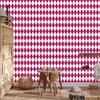 Harlequin Diamonds Wallpaper Purple, White and Powder Pink 50x1000