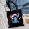 Lilo & Stitch Print Canvas Shoulder Backpack and Shopping Bag
