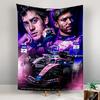 Tapestry F1 Alpine Pink Team Drivers 2025 Racing Poster Wall Hanging