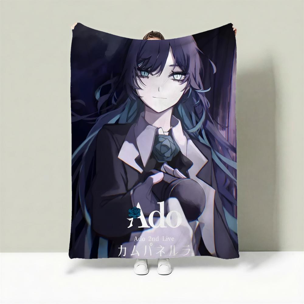 

Singer A-Ado Throw Lightweight 240g Flannel Blanket Soft Skin-friendly for Summer Cooling 75cmx90cm