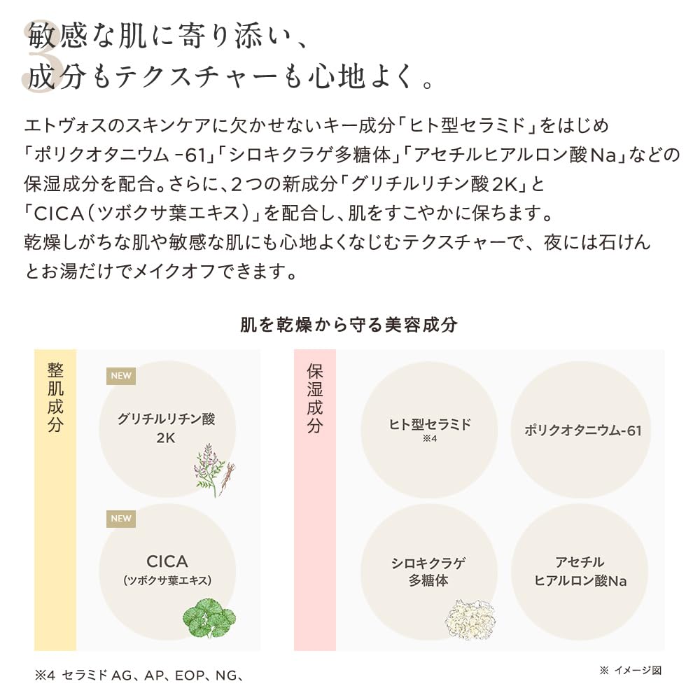 etvos Timeless Foggy Mineral Foundation Refill (with puff) #Natural SPF50+ PA++++ 10g