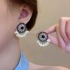 New Chinese Style Miao Girl Pearl Light Luxury High-end Female Retro Ethnic Style Female Earrings