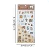 Landscape Stickers Japanese Small Daily Cartoon Life Small Items Pattern Decoration Hand Tent DIY Scene Collage