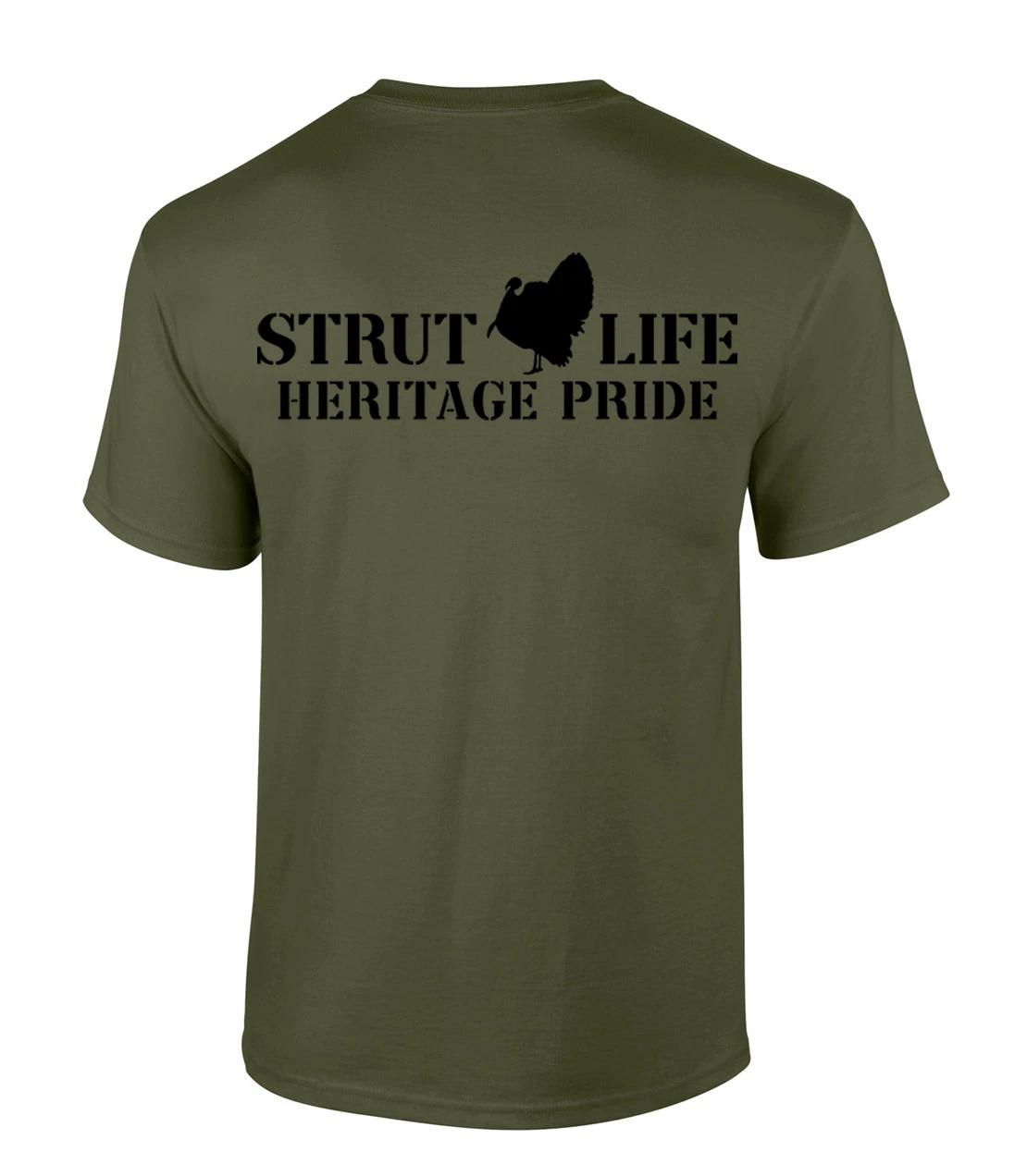 

Heritage Pride Wild Turkey Strut Life Mens Short-Sleeve T-Shirt M