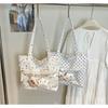 Sweet And Cute Polka Dot Ulzzang Ita Bag New Texture Casual Fashion Shoulder Bag Women'S Large Capacity Portable Tote Bag