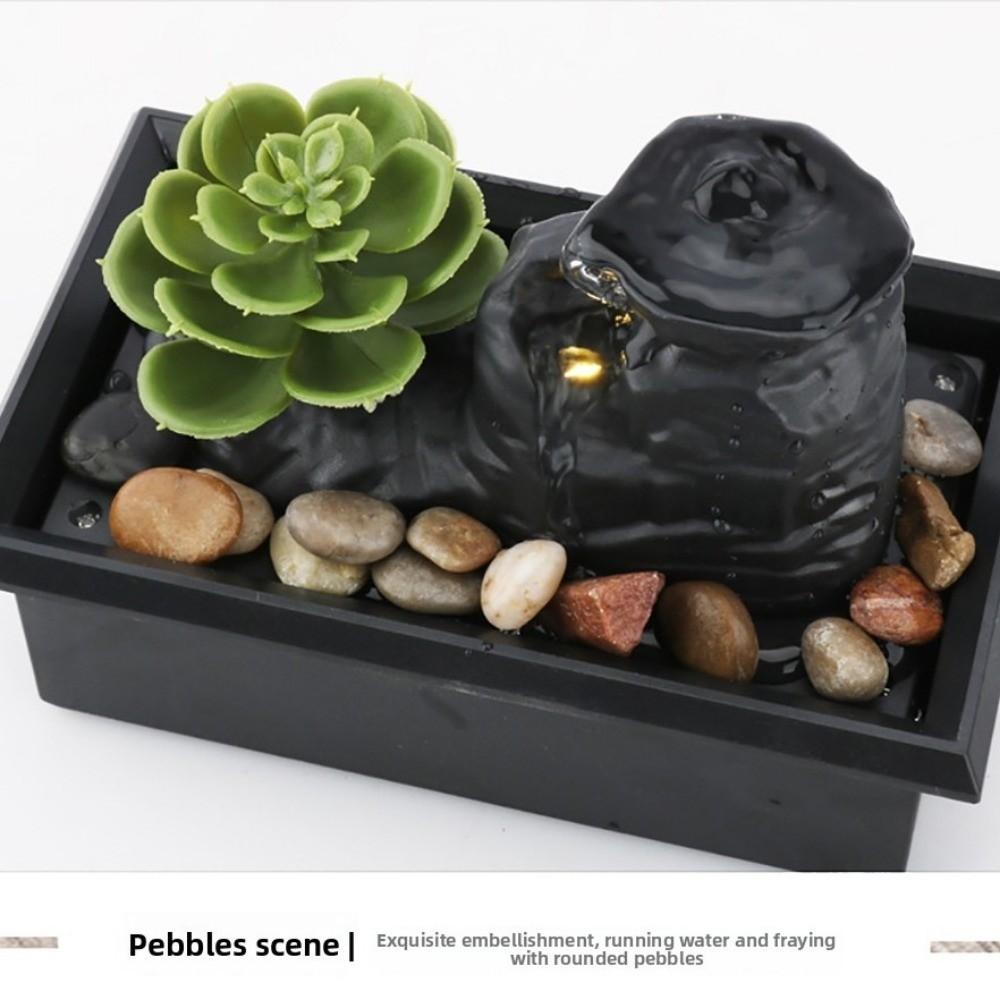 ABS Water Fountain Battery/Plugged in Waterfall Decoration  Home Decoration