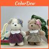 Plush Bear Keychain With Cute Straw Hat For Kids And Adults