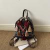 New Trendy and Lightweight Women's Backpack, National Style Fringed Messenger Bag, Fashionable and Versatile Small Backpack for Travel