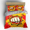 Comic Style Decor Poster Set Soft Comfortable Duvet Cover Bedding Set Included 1*Duvet Cover & 2*Pillowcases, Gift