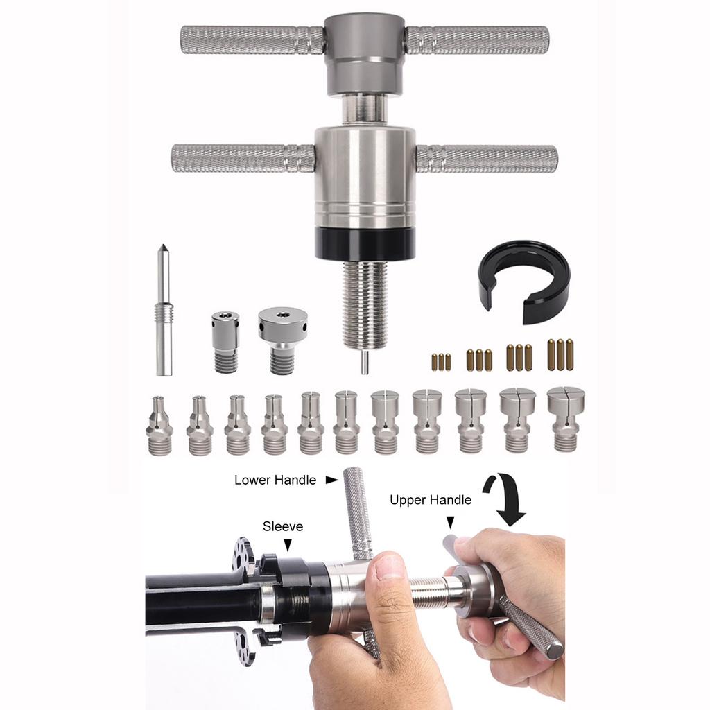 MTB Road Bicycle Hub Bearing Removal Tool Bike Freehub Bearing Tool Tower Base Bearing Removal Puller Bike Hub Bearing Repair