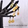 Intimate Rubber Band Alternative Nipple Clamps with Cute Bells for Sensation and Stimulation