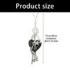 Trendsetting 60cm Extendable Charm Necklace Showcasing Artistic Dot Heart Skull And Spirals Details Elegant Clavicle Chai