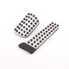CHEYA Stainless Steel Throttle Pedal Covers for C CLS GLK SLK Brake and Easy Custom W213 Mercedes-Benz E-Class 2016-2019, Accelerator,