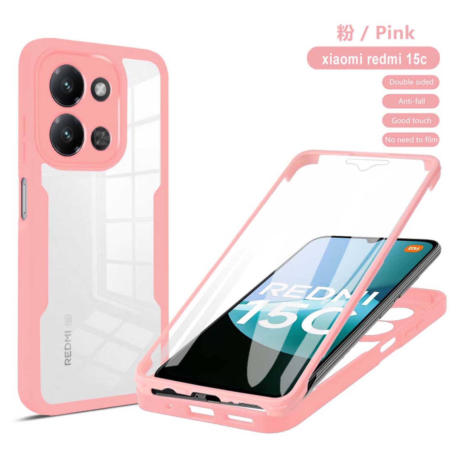 

Anti Shock And Anti Fall 360 Fully Wrapped Phone Case For Redmi 15C A5 4G 5G Global 171mm Redmi 15C 4G
