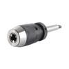 1‑16mm Capacity 45# Steel Self Tighten Keyless Lathe Drill Chuck with MT2‑JT3 Taper Arbor