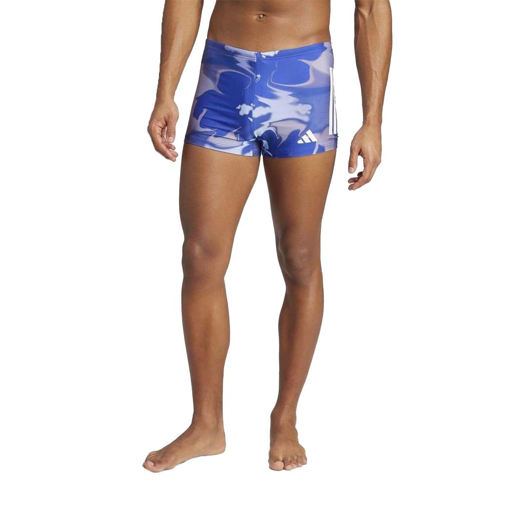 adidas Mens Graphic Print Snug Fit Swimming Trunks