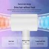 Lightweight Quiet Hair Dryer with Strong Wind & Negative Ion for Fast Drying - Ideal for Home, Travel, Dormitory & Students