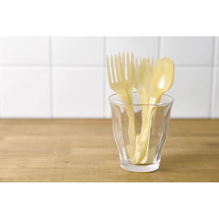 StriX Design Disposable Spoons Biomass Made in Japan 100pcs 6.3in Natural Rice-Based Spoon Individually Wrapped Eco-Friendly Commercial Use