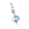 Sky Blue Topaz Gemstone 925 Sterling Silver Gift Jewelry Handmade Pendant 1.60" PP-9-6