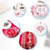 Christmas Linen Tablecloth Christmas Flag Home Party Decorative Elk Tapestry Red Table Runners Cover