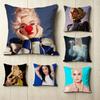 Pop Singer KKaty Perry Square DoubleSided Printed Pillow Case Bedroom Bedside Pillow Sofa Cushion Cover
