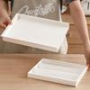 Ausziehbarer Plastik-Besteckorganizer Abnehmbarer Silberbesteck-Schubladenorganizer für die Küche