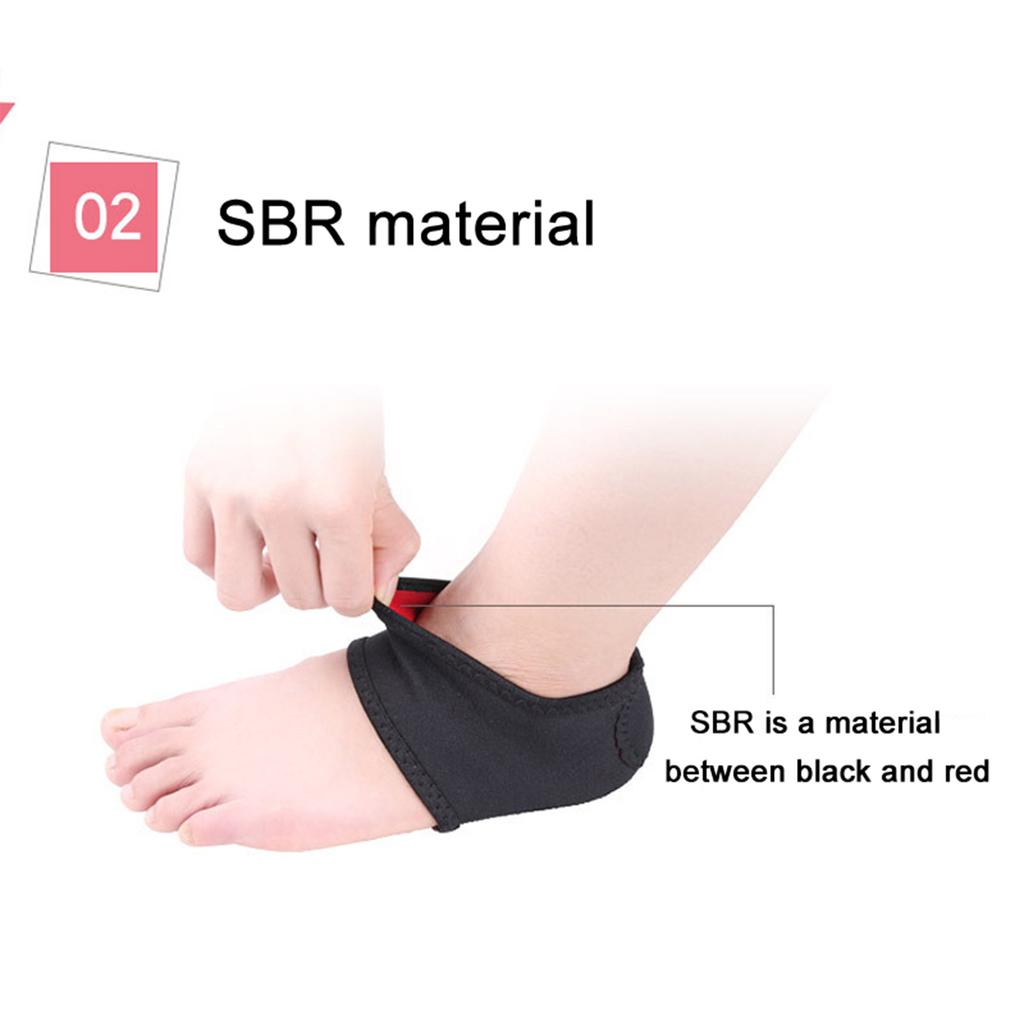 Foot Ankle Pads Cushion Heel Protectors Plantar Fasciitis Pain Relief Ankle Socks for Sports Protection Training