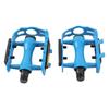 2 X Aluminium Alloy Bicycle Pedals Cycling Pedals Mountain Bike Platform Pedals (blue)