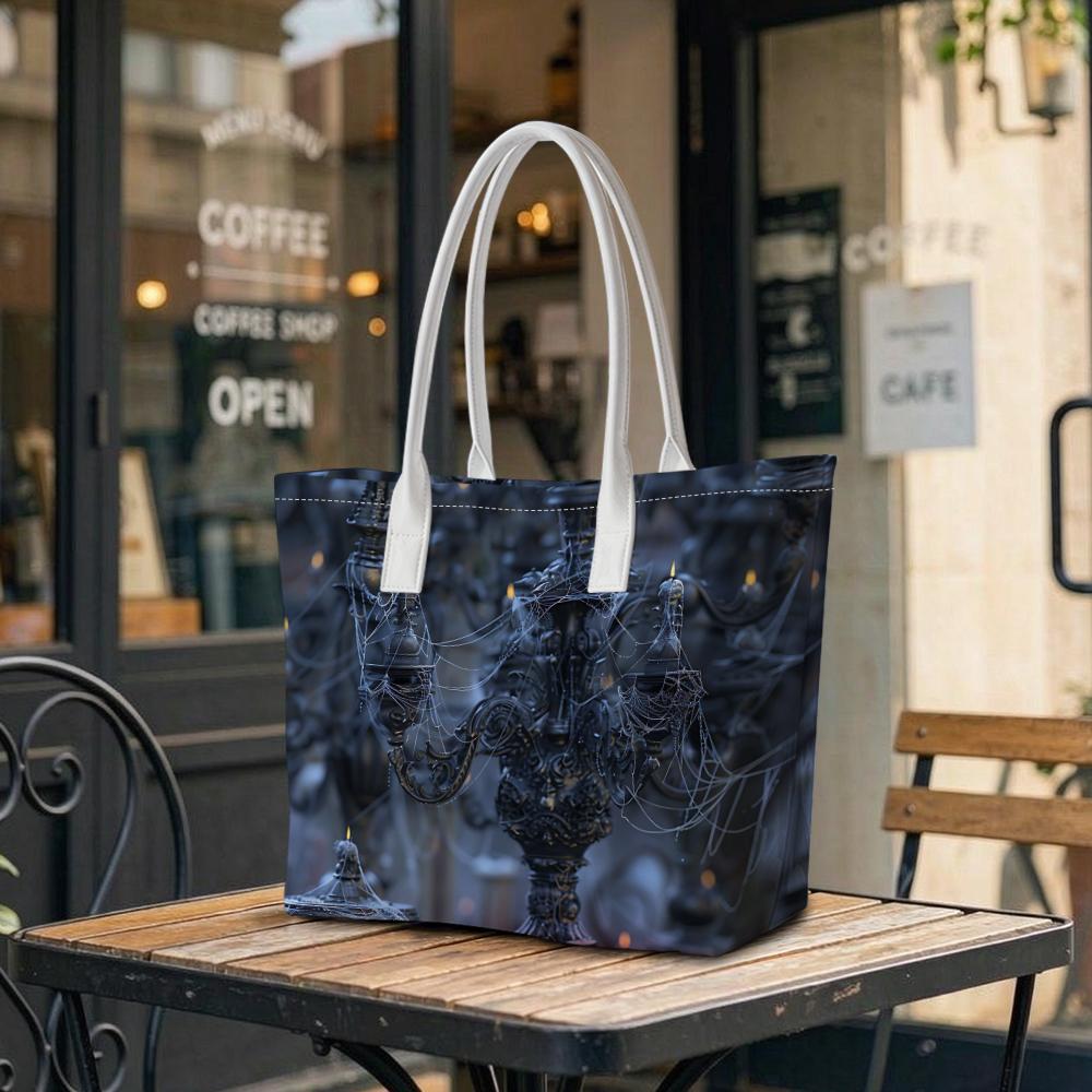 Gothic Chandelier Printed Tote Bag