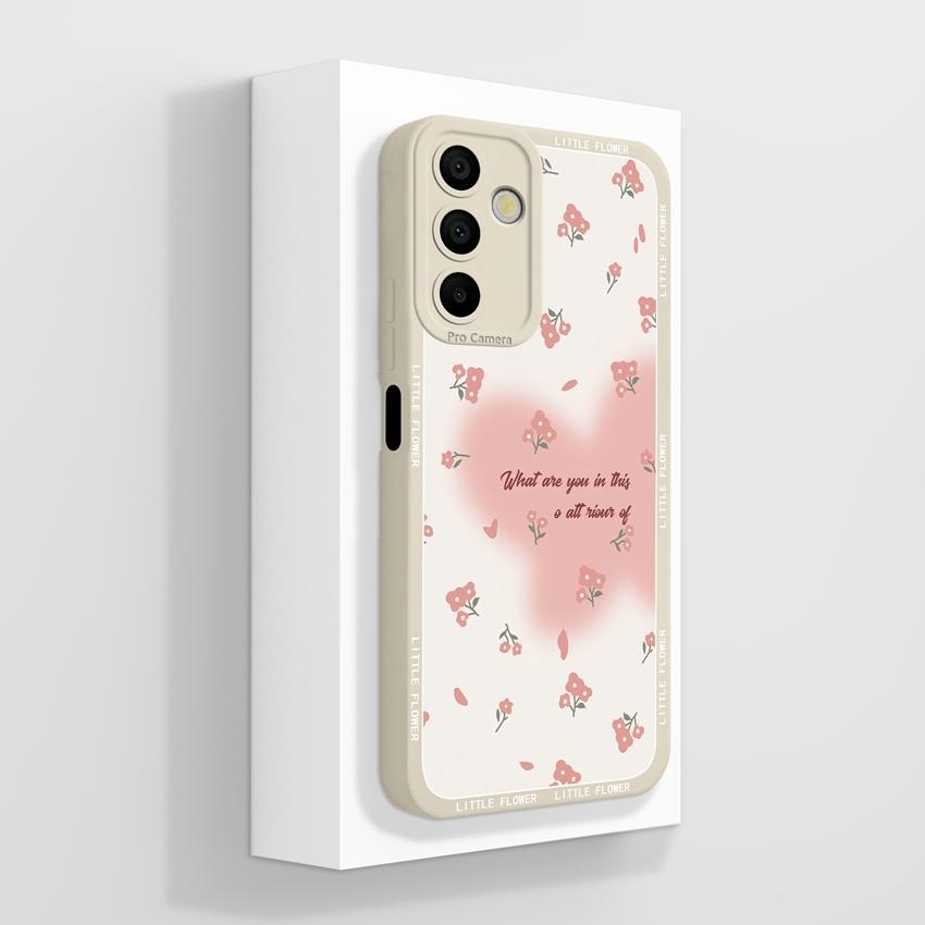 For Samsung Galaxy A15 A16 A14 M15 M16 F13 F15 Cover Case Cute Cartoon Astronaut Pattern Liquid Silicone Anti Drop Protective Shell For Samsung Casing