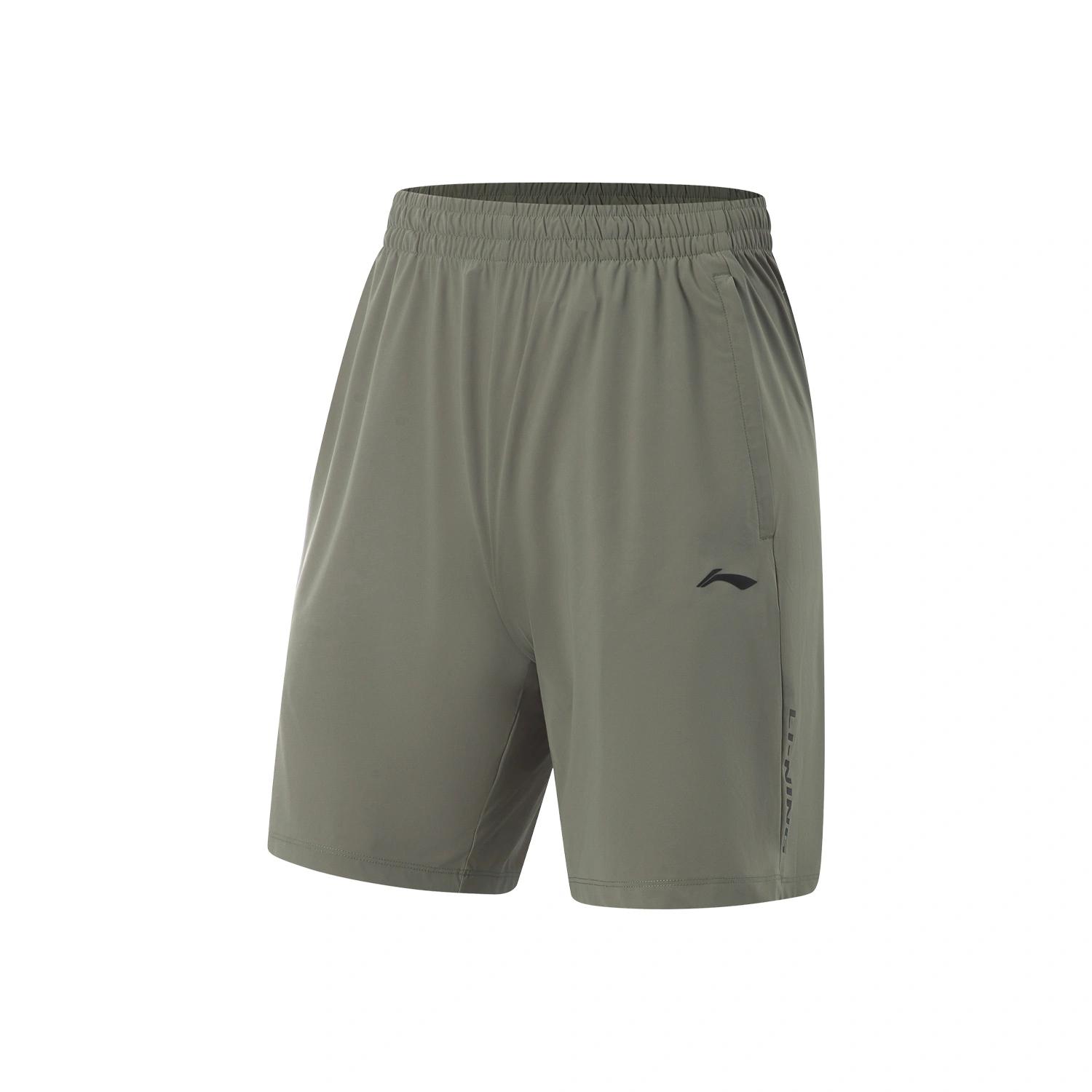 Li-Ning Quick-Dry Cool Knitted Sun Protection Solid Color Sports Shorts Men shorts AKYV033-6 2XL