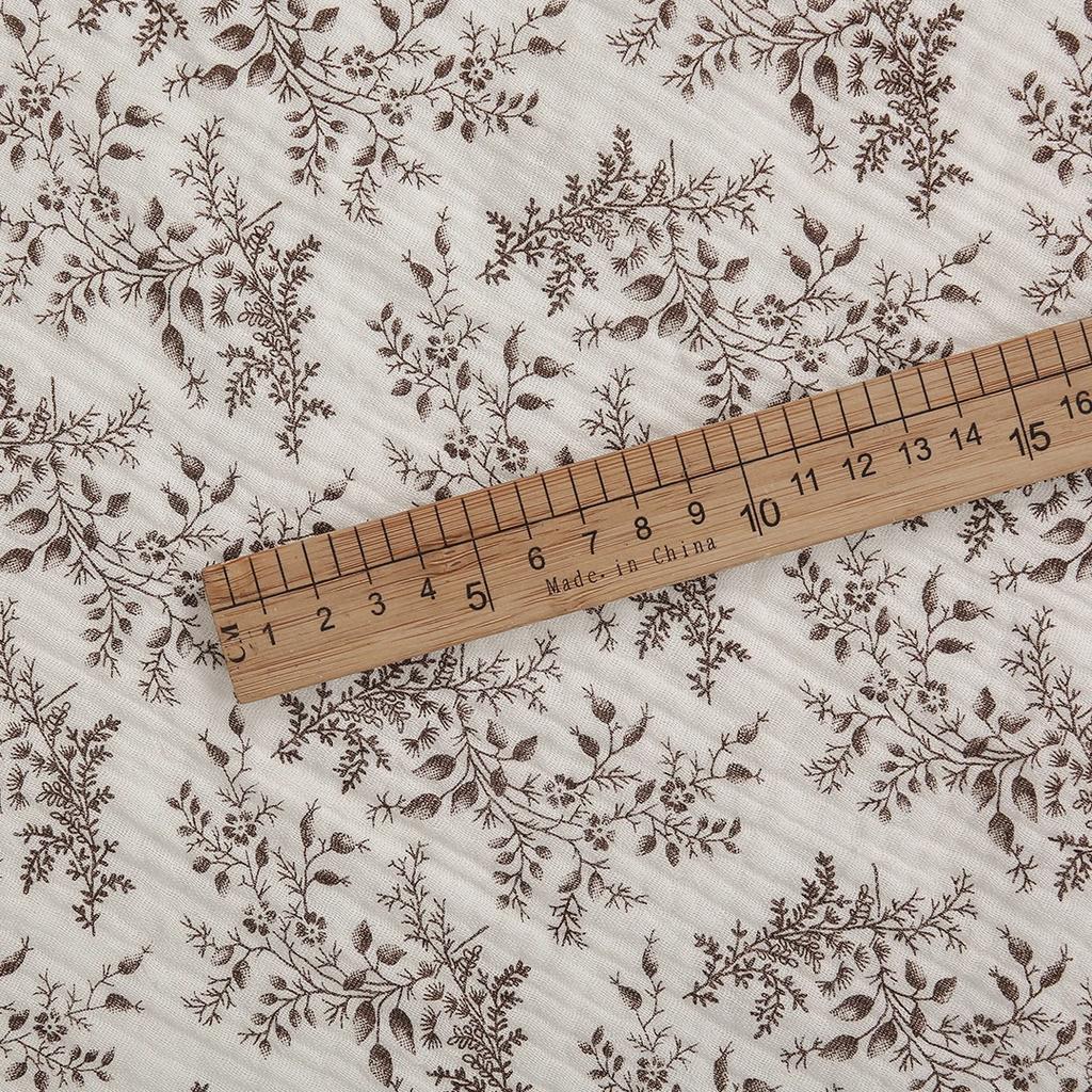 135x50/500cm Mjuk Ren Bomull Dubbellager Crêpe Tyg För Sommarklänning Sängkläder Hemkläder Pyjamas DIY Kläder Tyg TJ20572