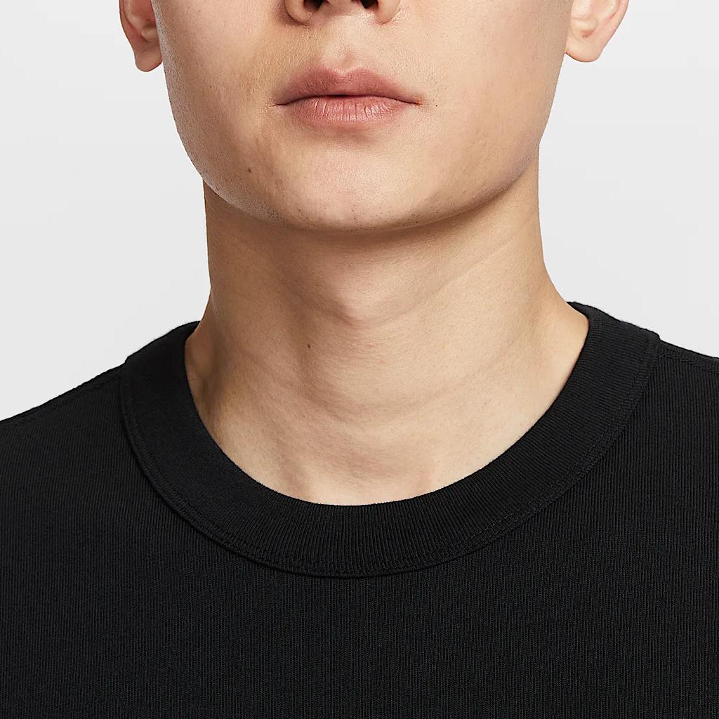 Nike Sportswear Premium Essentials Fashion Comfortable Soft Skin-Friendly Long Sleeve Pocket T-Shirt Men Tops Black DR7930-011