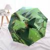 Snufkin pattern, automatic folding umbrella, portable and foldable design, 8 ribs, a Christmas or birthday gift.